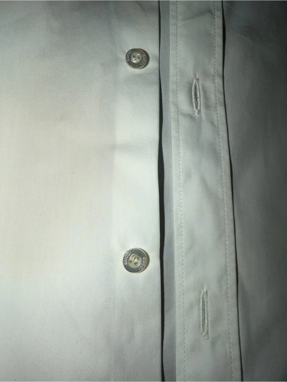 Gucci Men's Dress Shirt in Cream-White